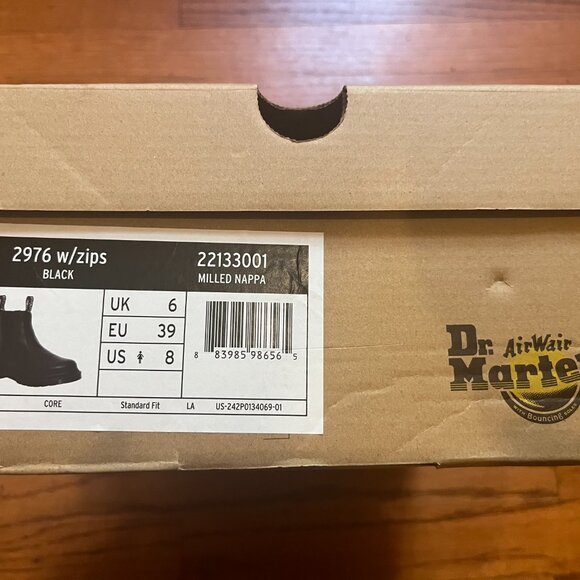 Black Leather Ankle Boots - Picture 7 of 7